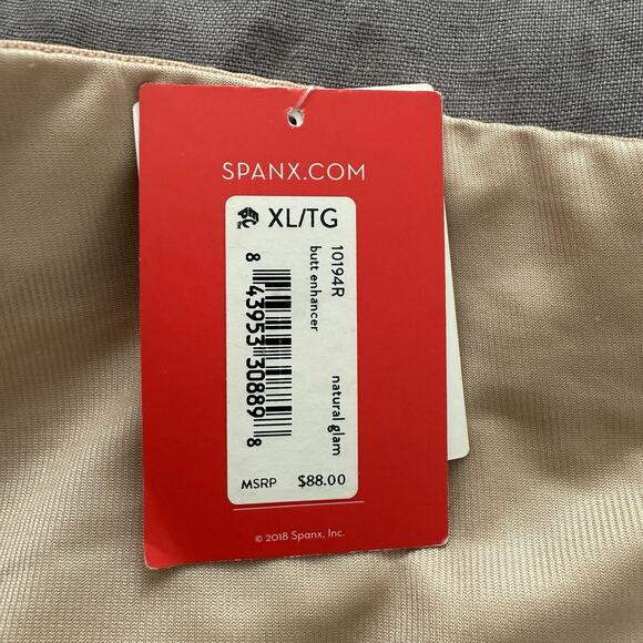 Spanx Booty Booster Butt Enhancer Shorts XL - Picture 5 of 8